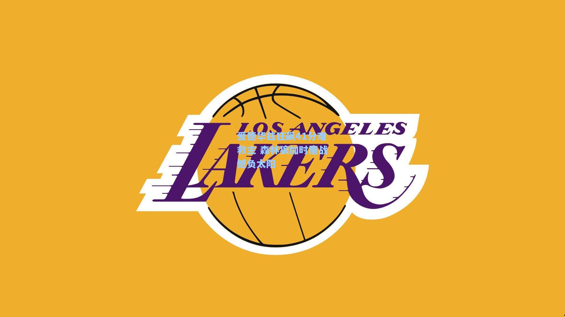 爱德华兹狂飙41分难救主 森林狼加时鏖战憾负太阳